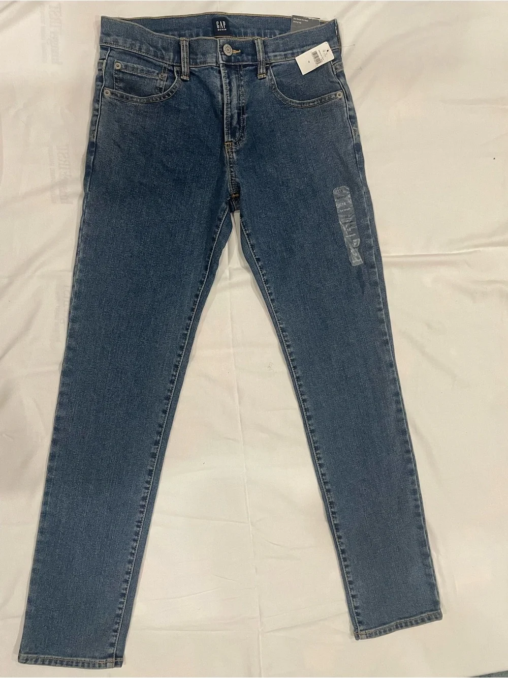 GAP Medium Blue Skinny Jeans for Kids. Size 16 boy.
